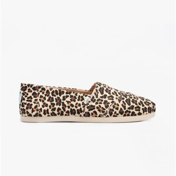 ALPARGATA Ladies Canvas Espadrilles Beige/Leopard
