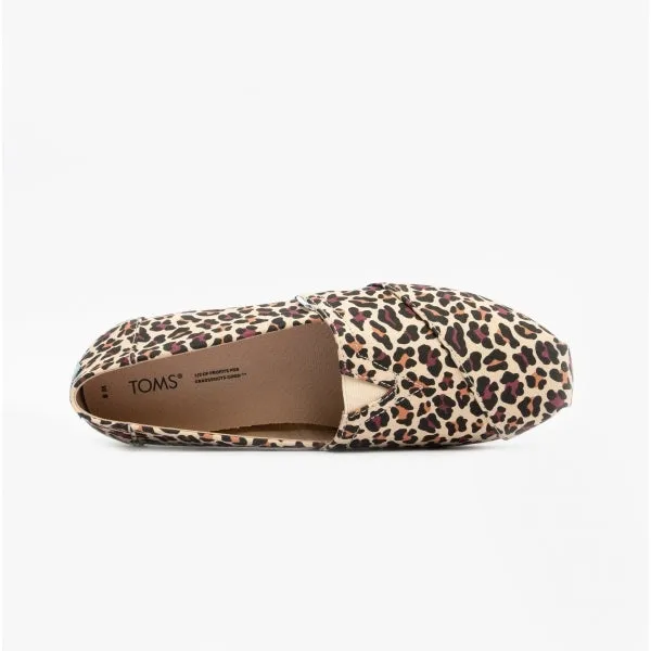 ALPARGATA Ladies Canvas Espadrilles Beige/Leopard