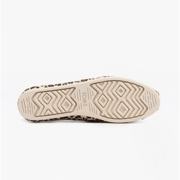 ALPARGATA Ladies Canvas Espadrilles Beige/Leopard