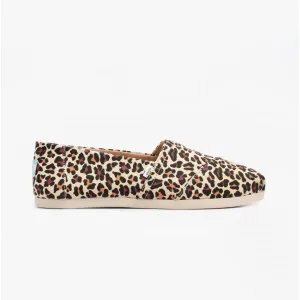 ALPARGATA Ladies Canvas Espadrilles Beige/Leopard