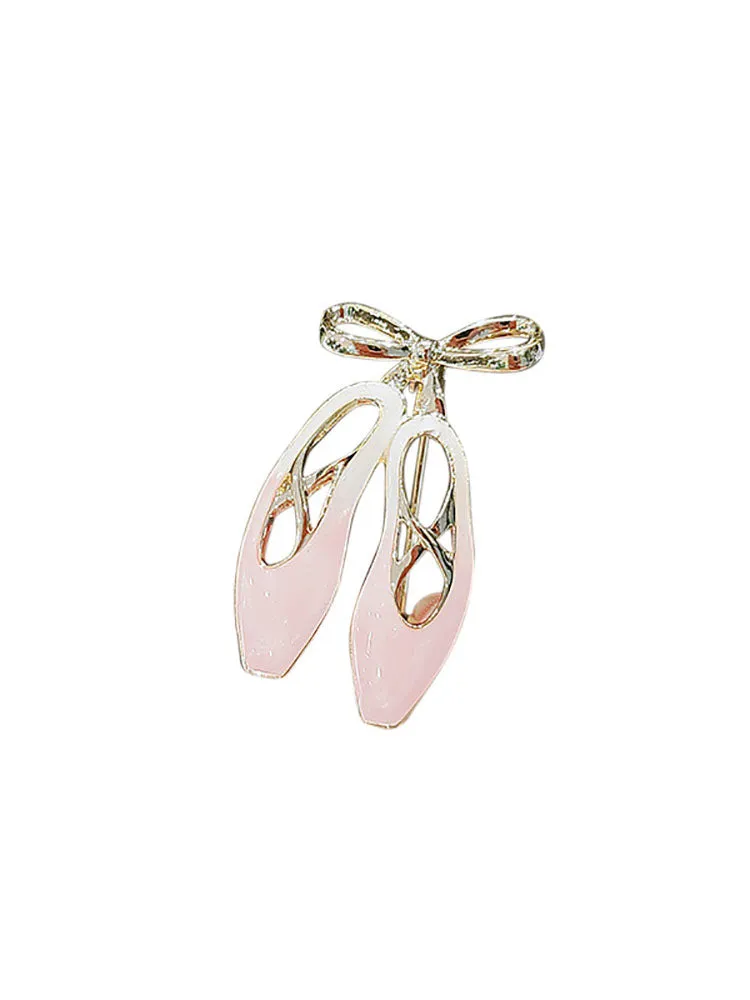 Ballet Shoes Brooch Anti-slip Button Cardigan Pin Collar Pin