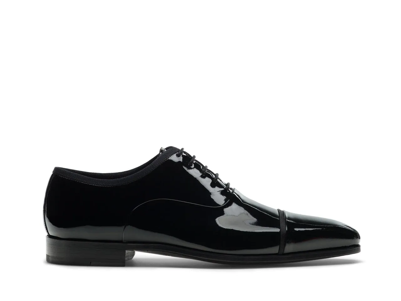 Black Patent Leather Maubara Lace Up Oxfords