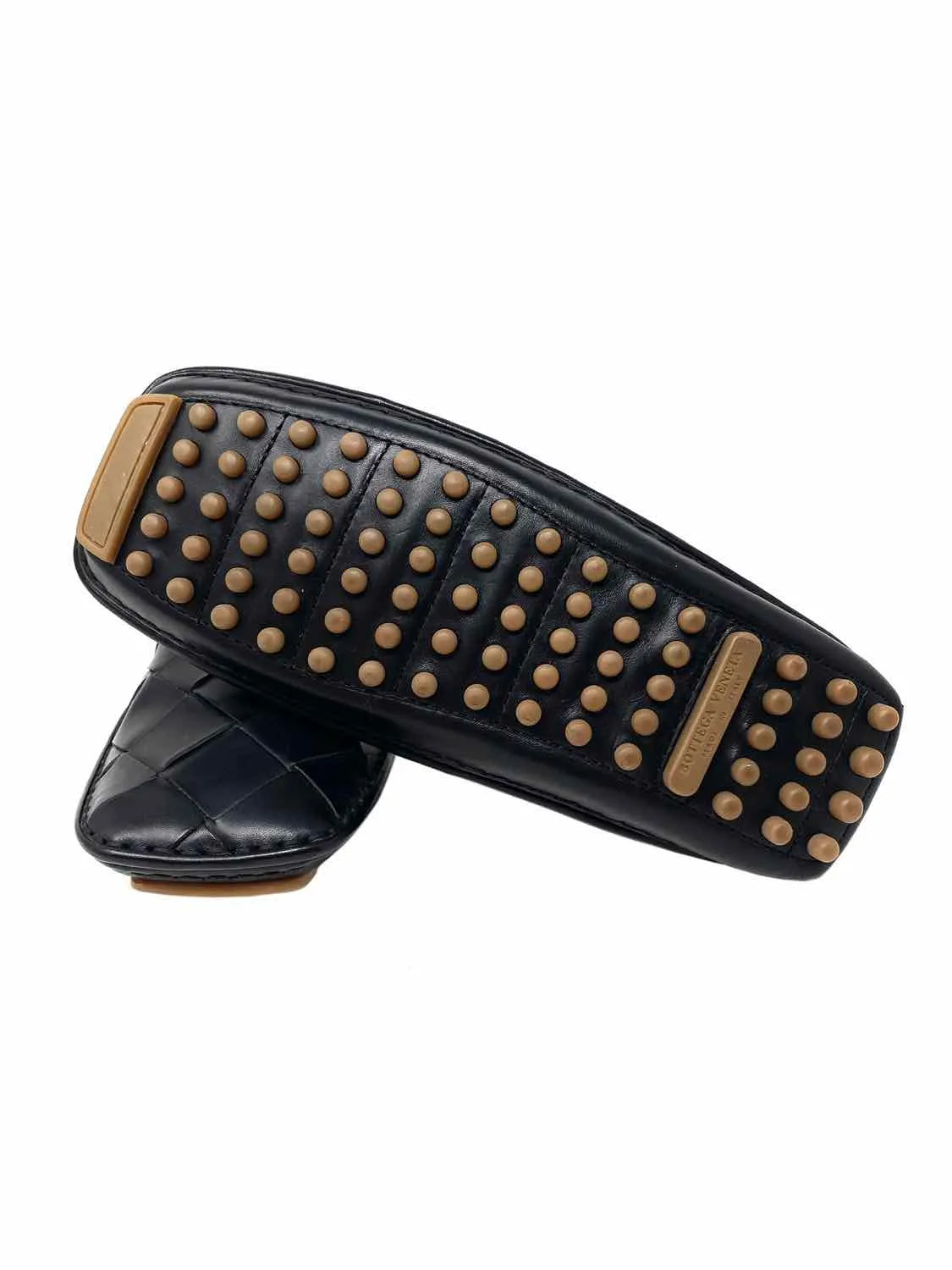 Bottega Veneta Women's Black Moccasin woven Size 36/6 Loafers