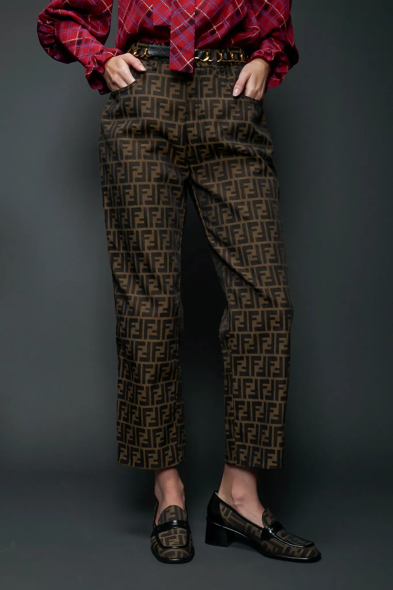 Cropped Zucca Monogram Pant
