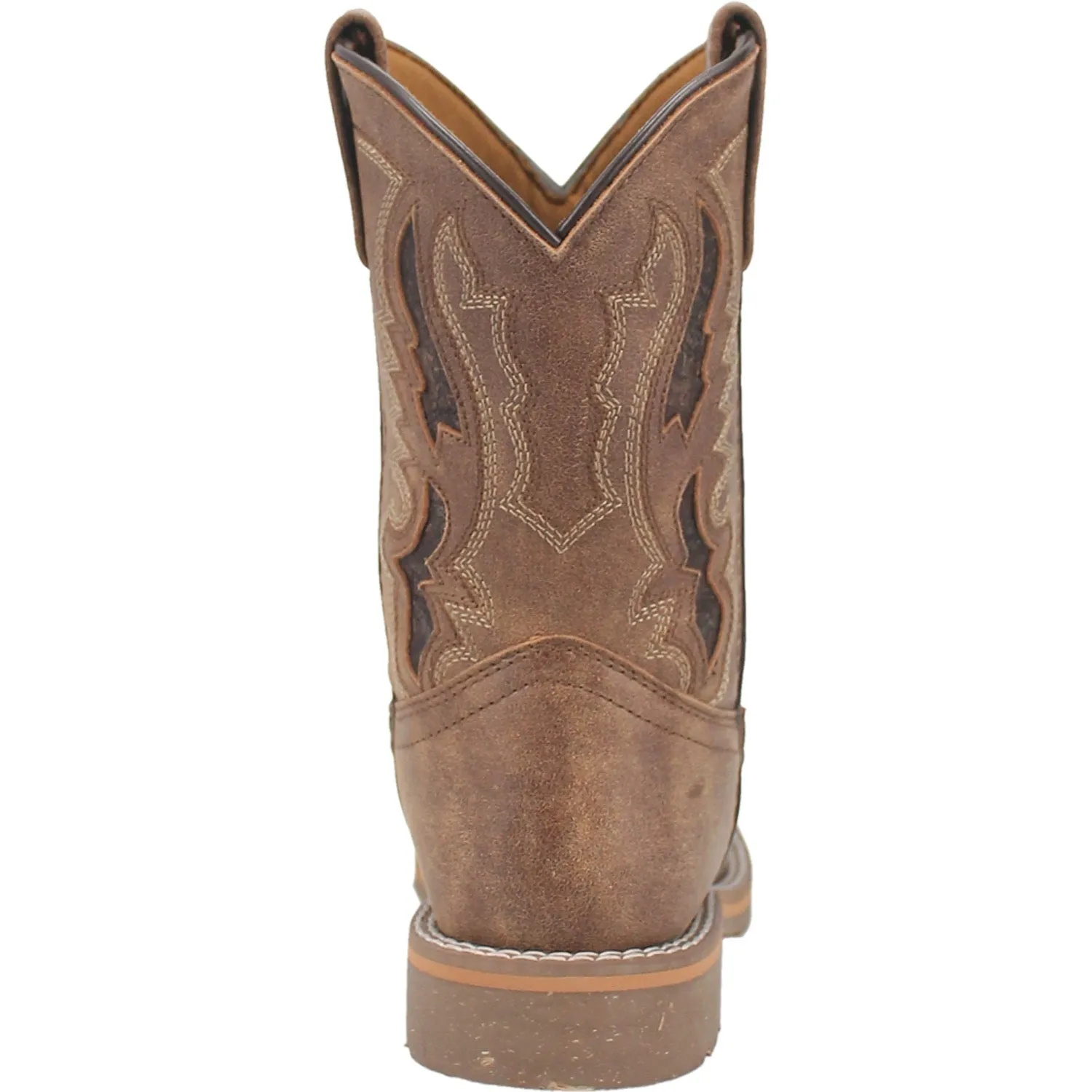 Dan Post Kids Unisex Marty Tan Leather Cowboy Boots