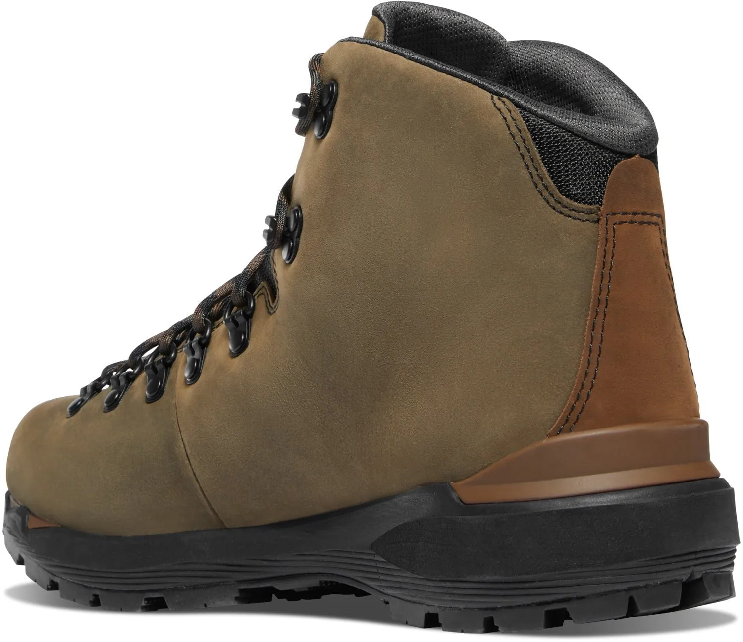 Danner Mens Mountain 600 EVO GTX Topsoil Brown/Black Leather Hiking Boots