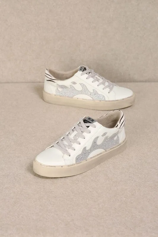 Fia Sparkly Flame Sneakers