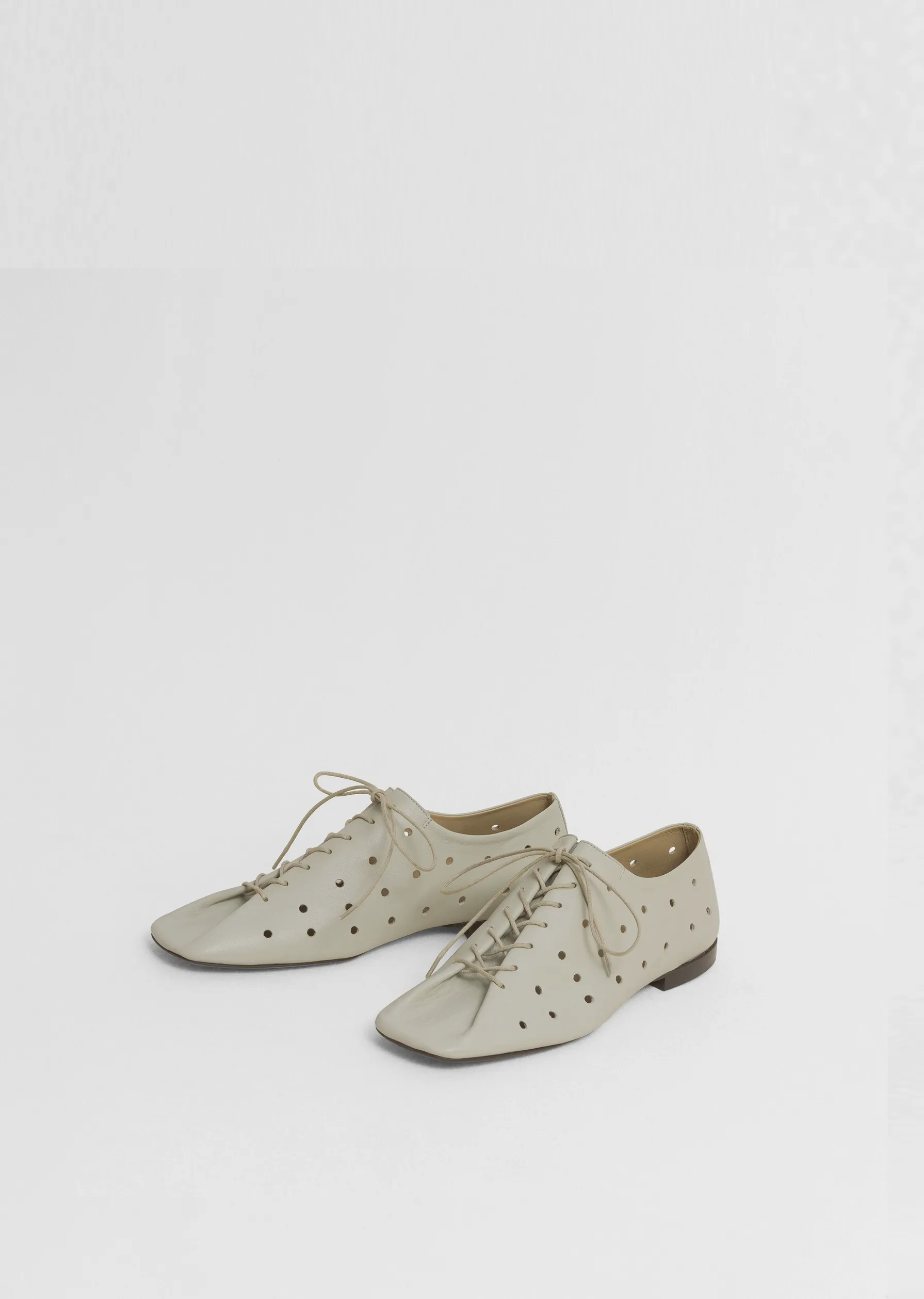 Flat Derbies — Moss Grey
