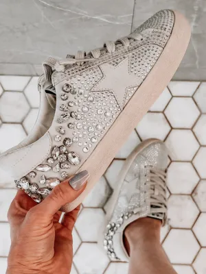 Glam Rhinestone Star Sneaker