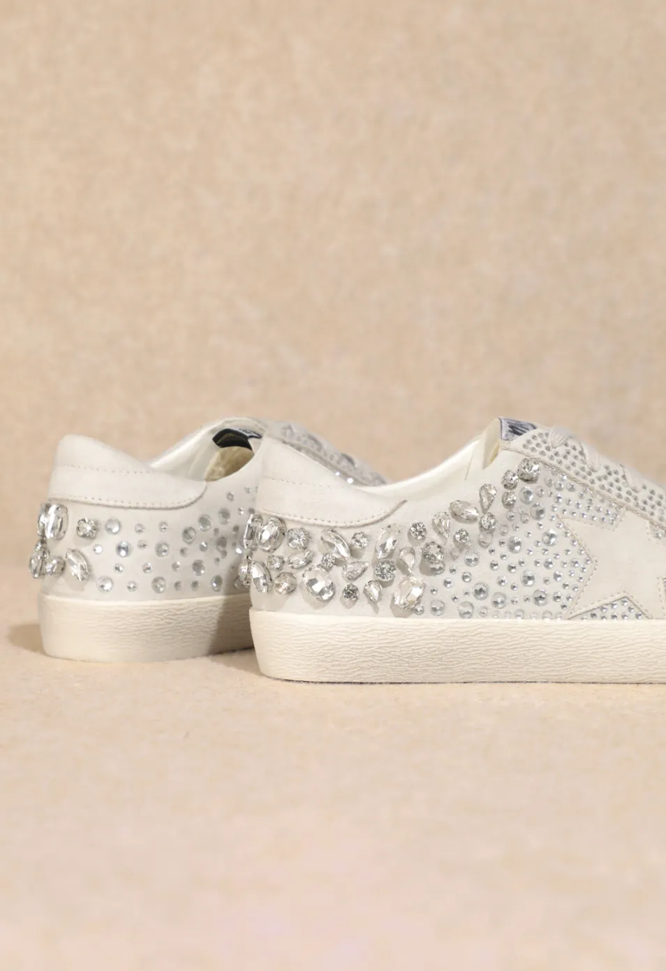 Glam Rhinestone Star Sneaker