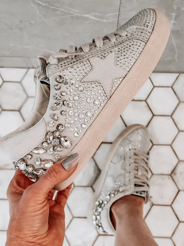 Glam Rhinestone Star Sneaker
