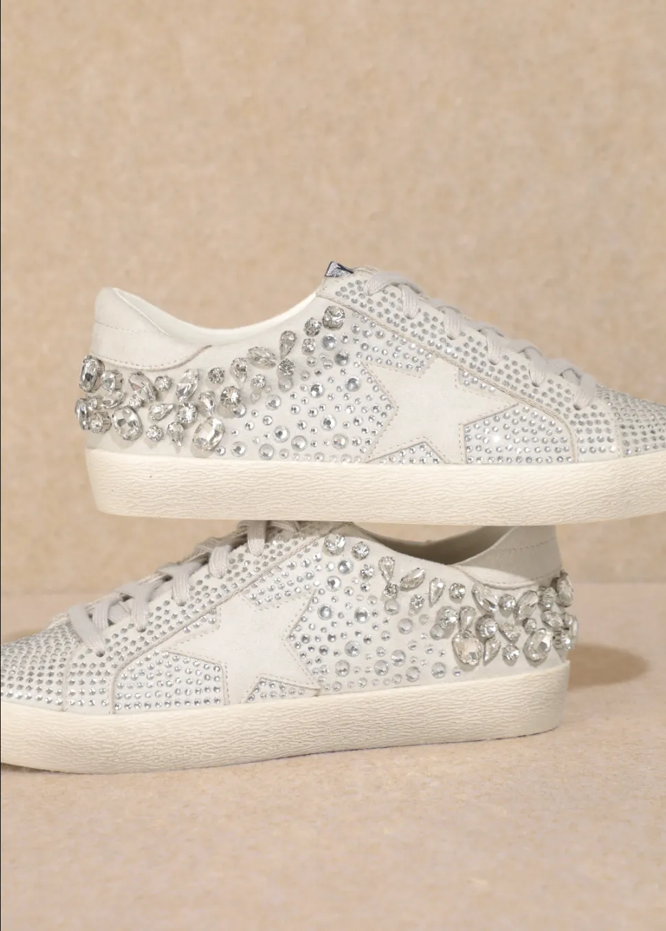 Glam Rhinestone Star Sneaker