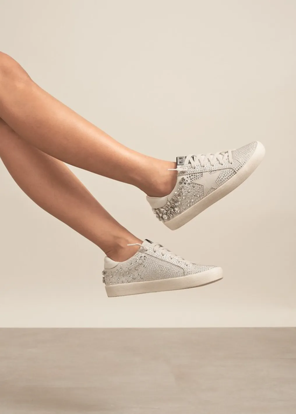 Glam Rhinestone Star Sneaker
