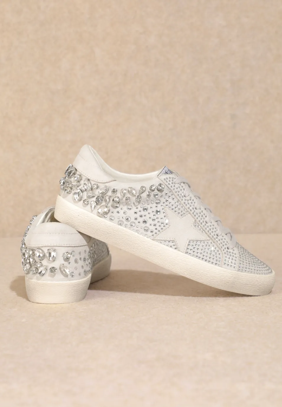 Glam Rhinestone Star Sneaker