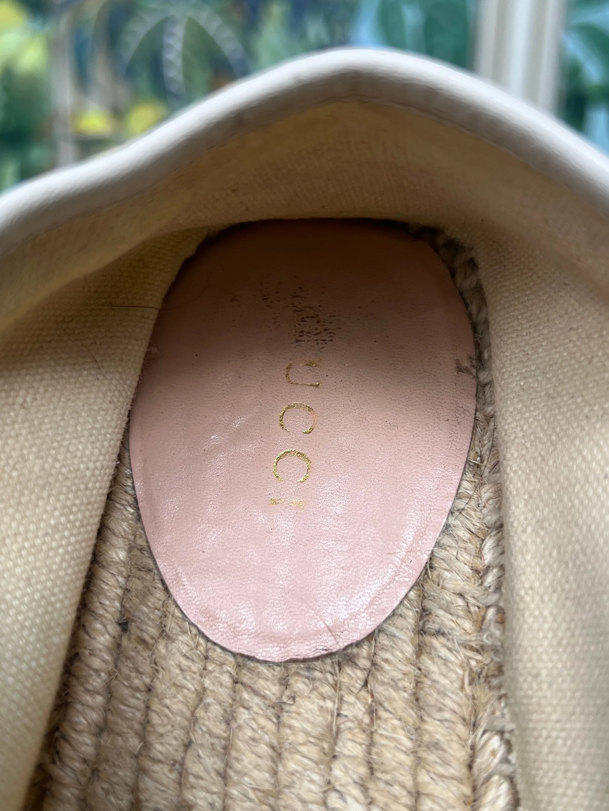 Gucci platform Espadrilles