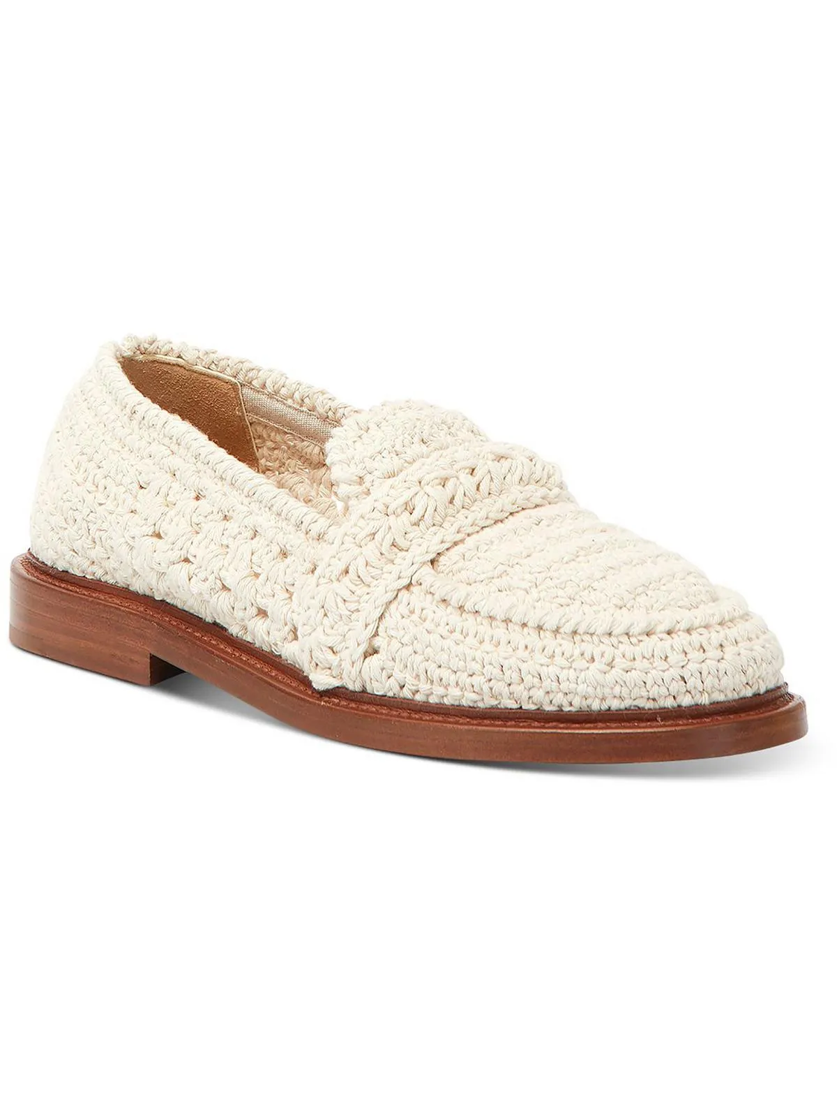 Kalya Womens Cotton Crochet Loafers