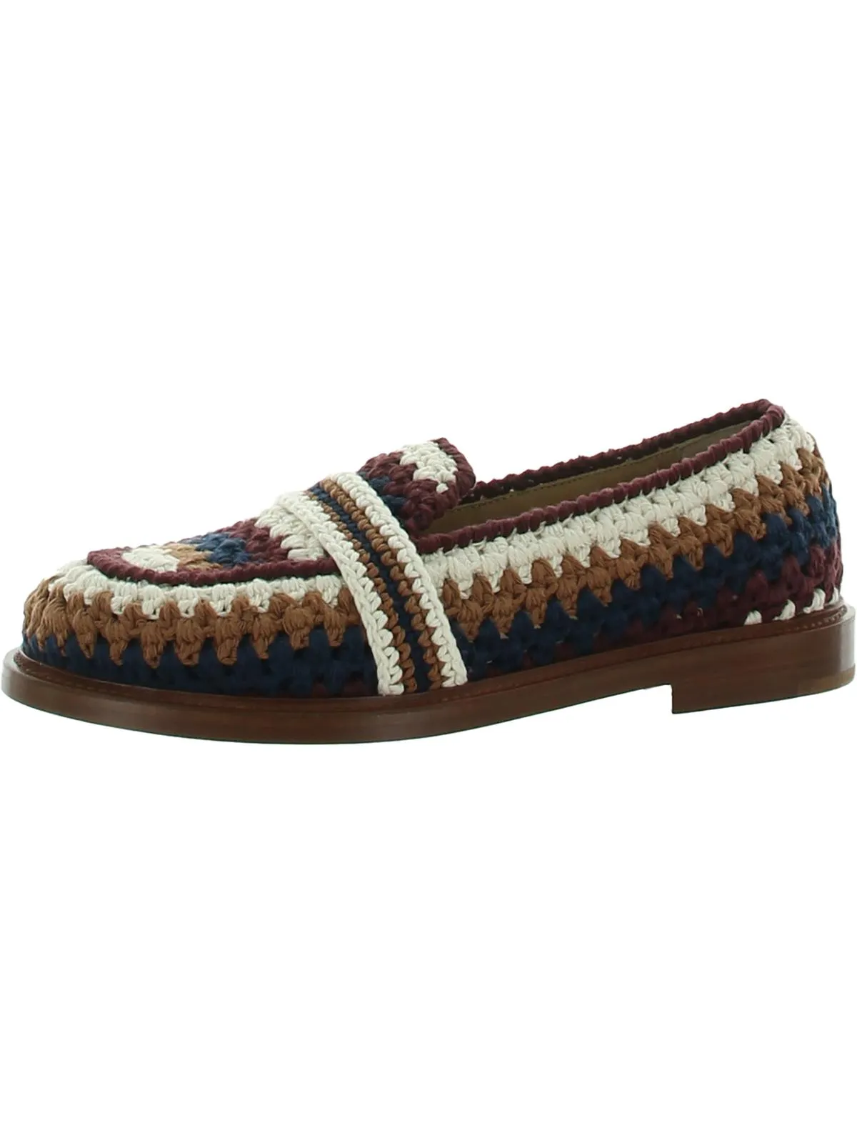 Kalya Womens Cotton Crochet Loafers
