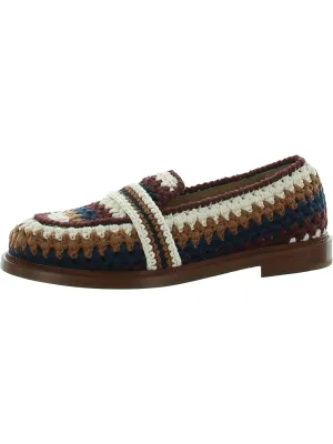 Kalya Womens Cotton Crochet Loafers