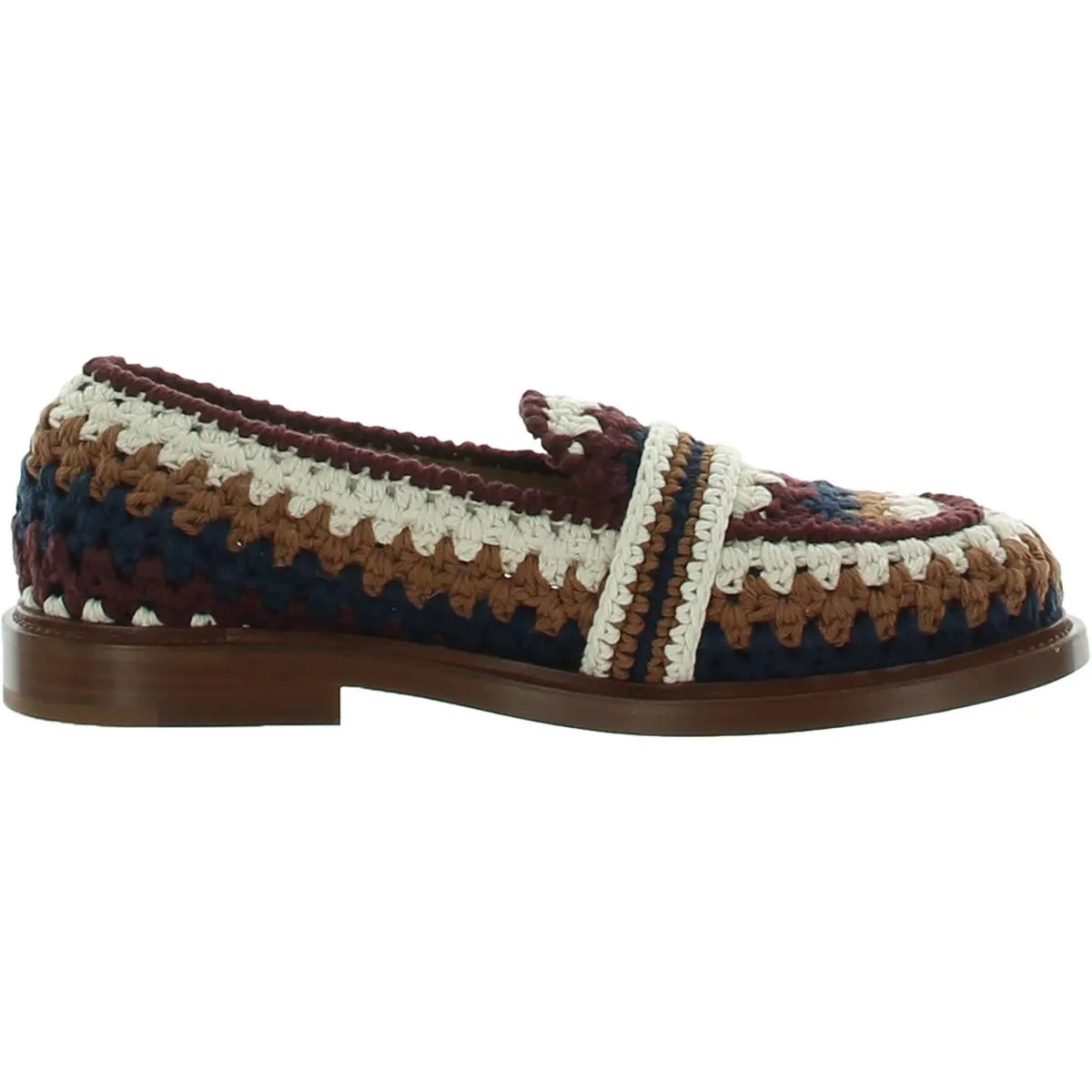 Kalya Womens Cotton Crochet Loafers