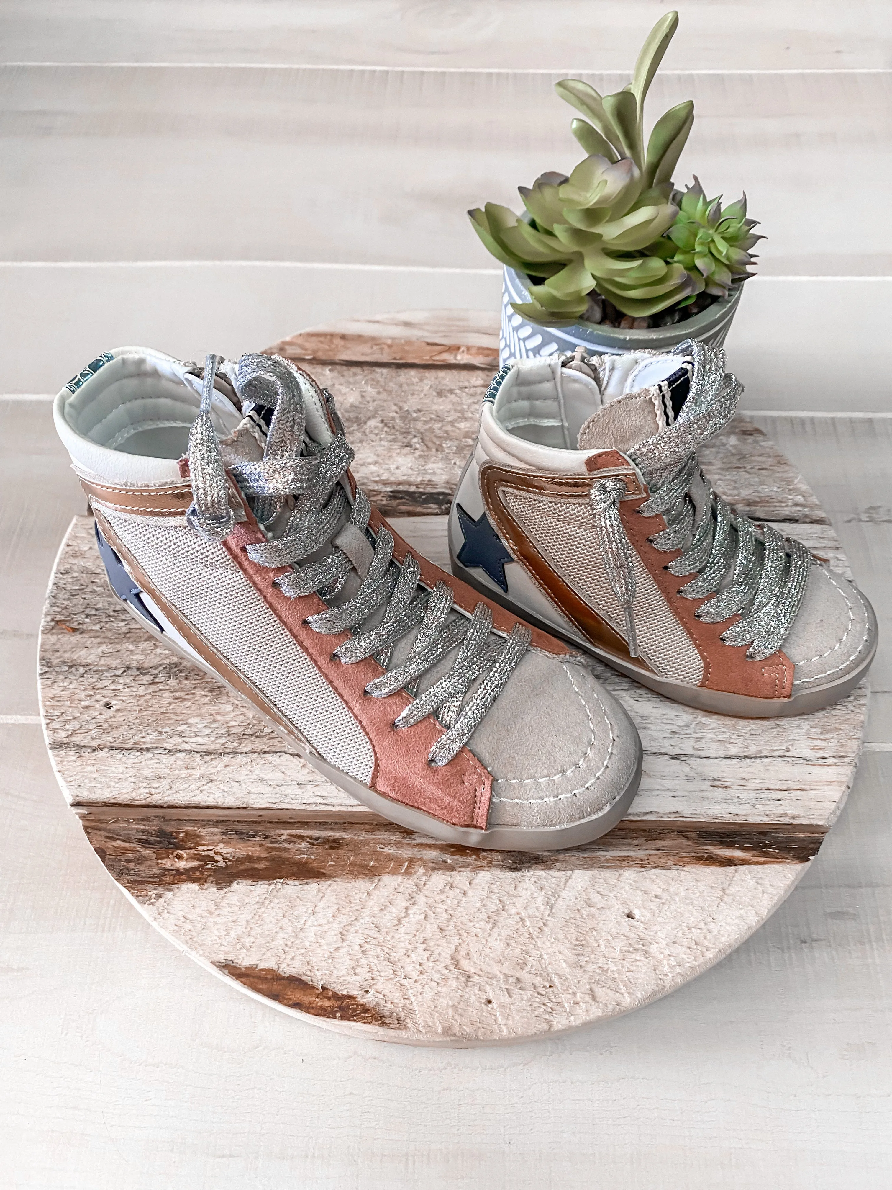 KIDS Roxanne High Top Sneakers