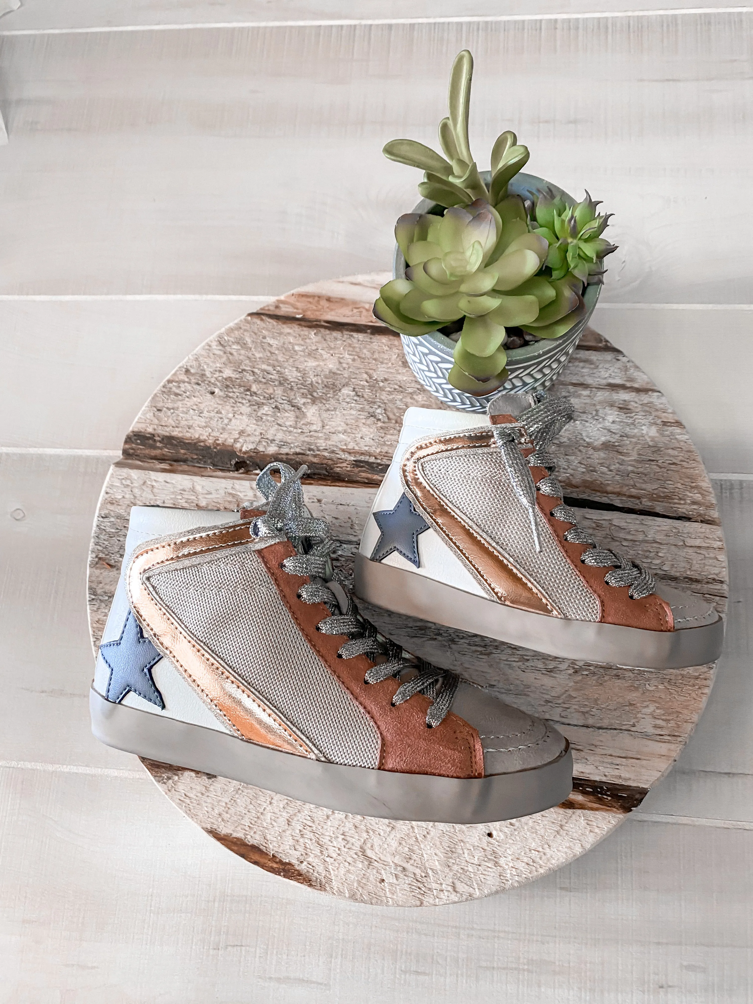 KIDS Roxanne High Top Sneakers