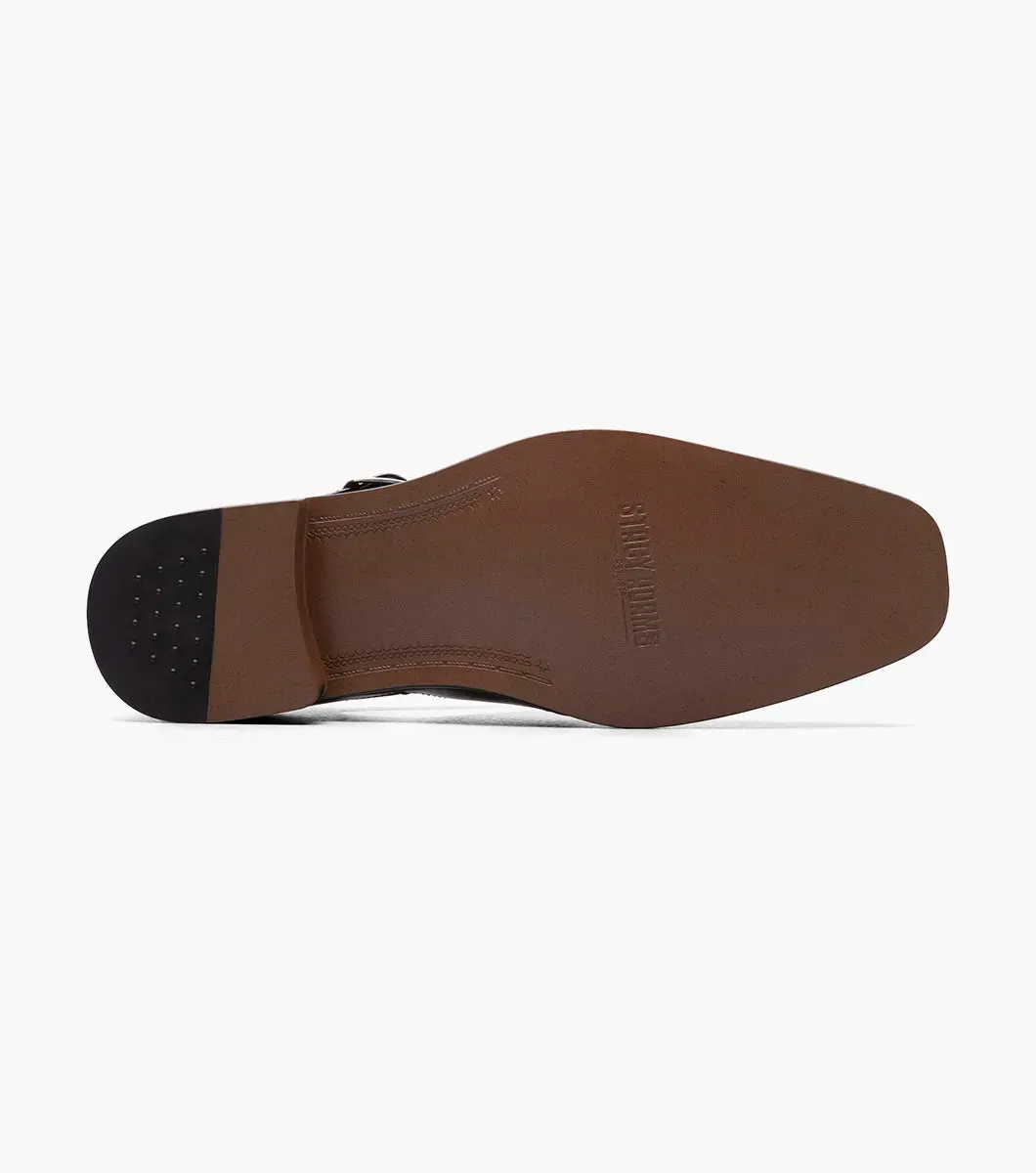 Men's Black Summer Leather Sandals Calderon Closed Toe Style No:25599-001