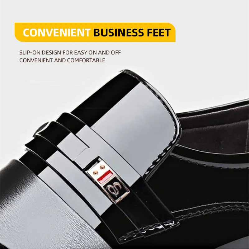 Men's Business Slip-on Leather Shoes