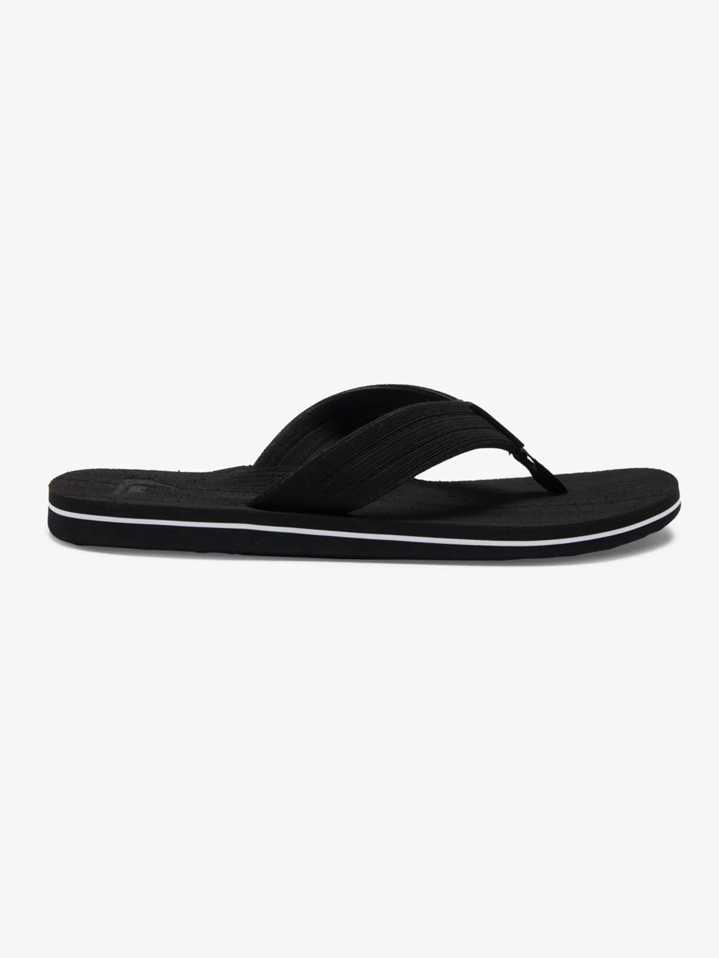 Molokai Layback Textured Black/White/Black Sandals