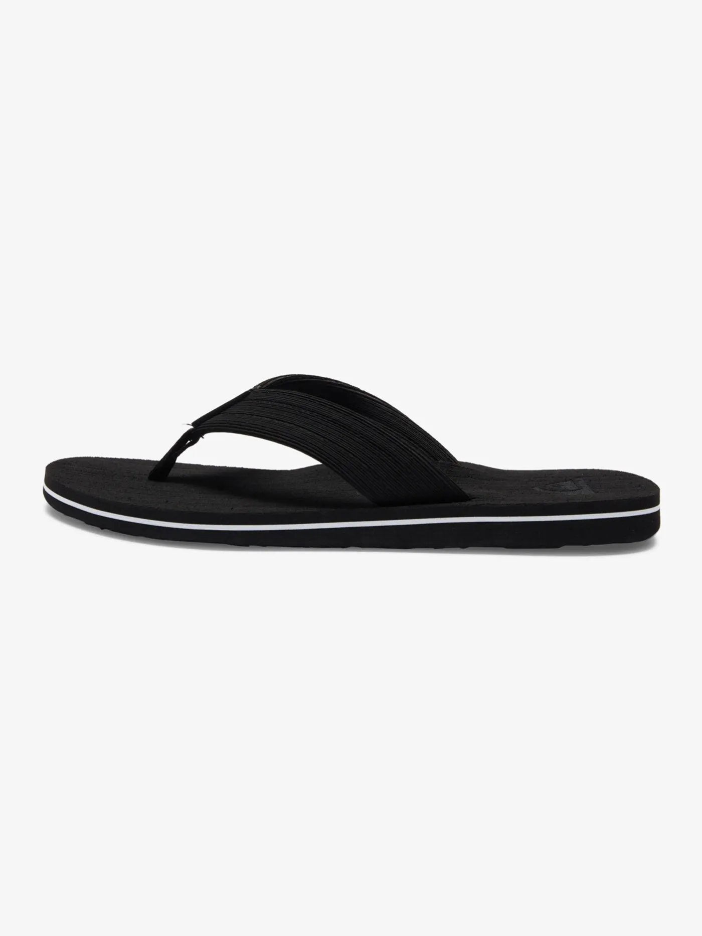 Molokai Layback Textured Black/White/Black Sandals