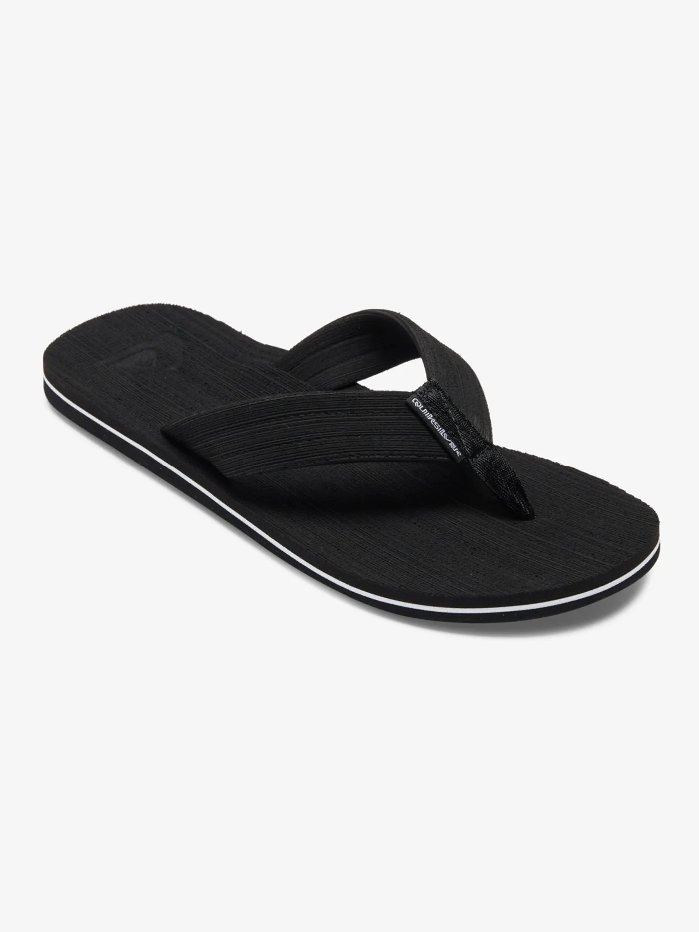 Molokai Layback Textured Black/White/Black Sandals