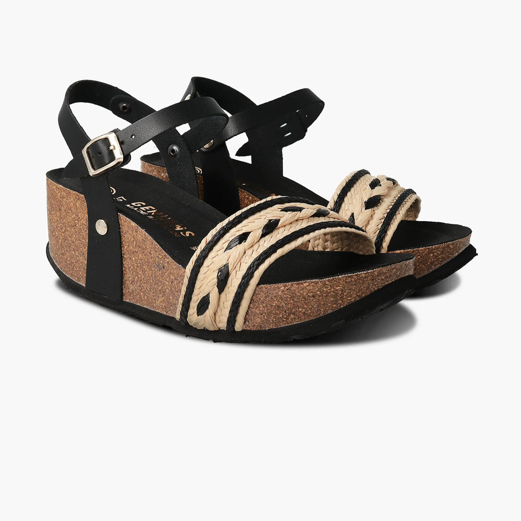 Monaco Black Sandals