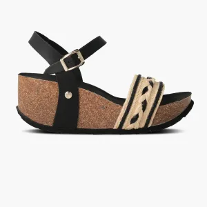 Monaco Black Sandals