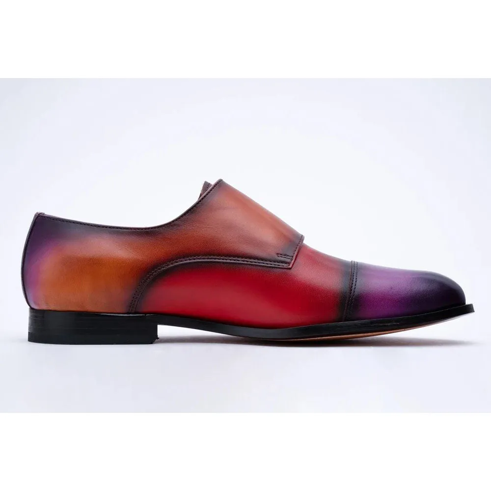 Multicolour Patina Monk Straps