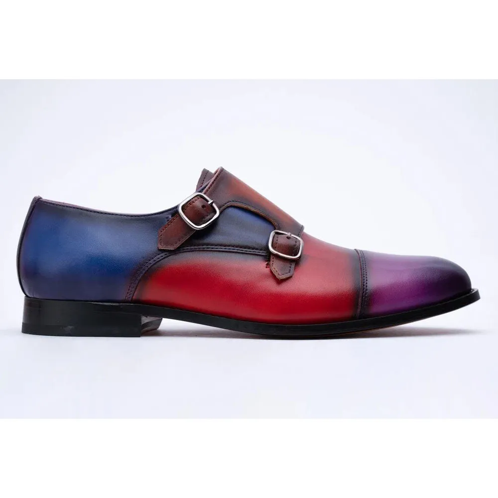 Multicolour Patina Monk Straps
