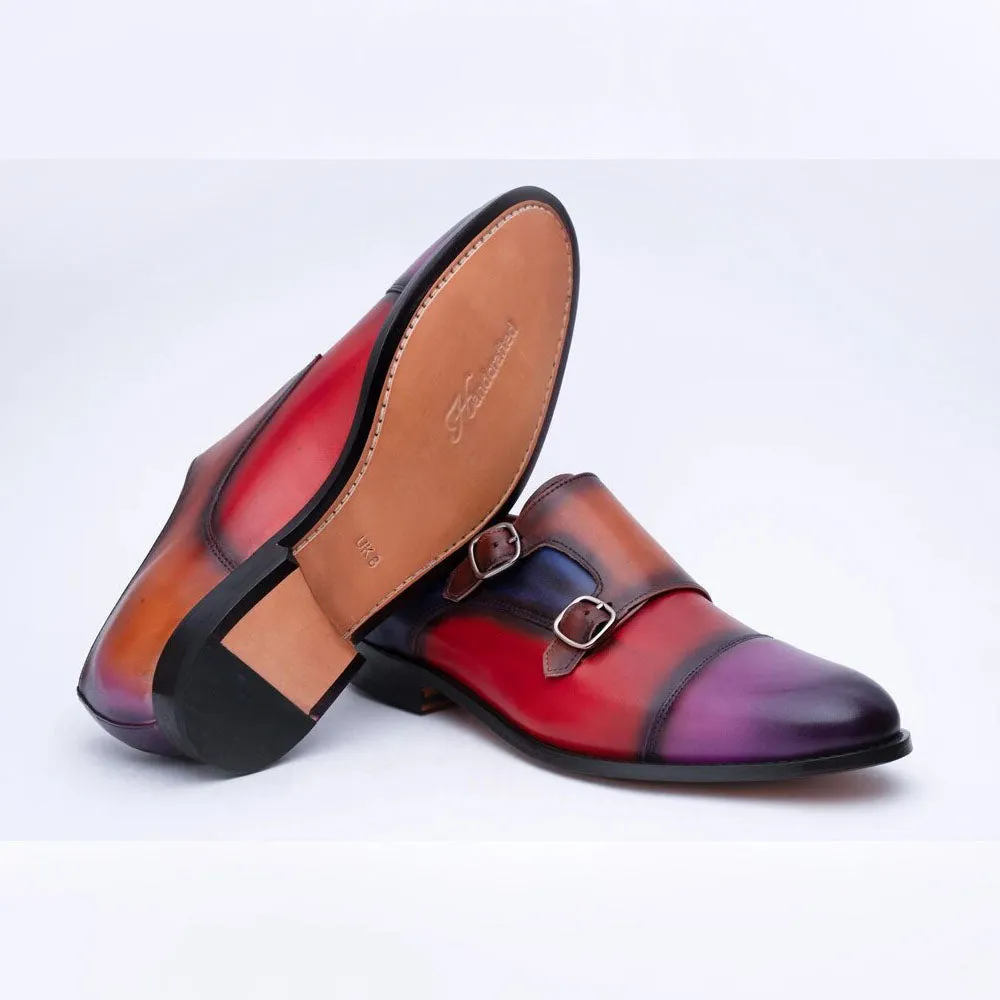 Multicolour Patina Monk Straps