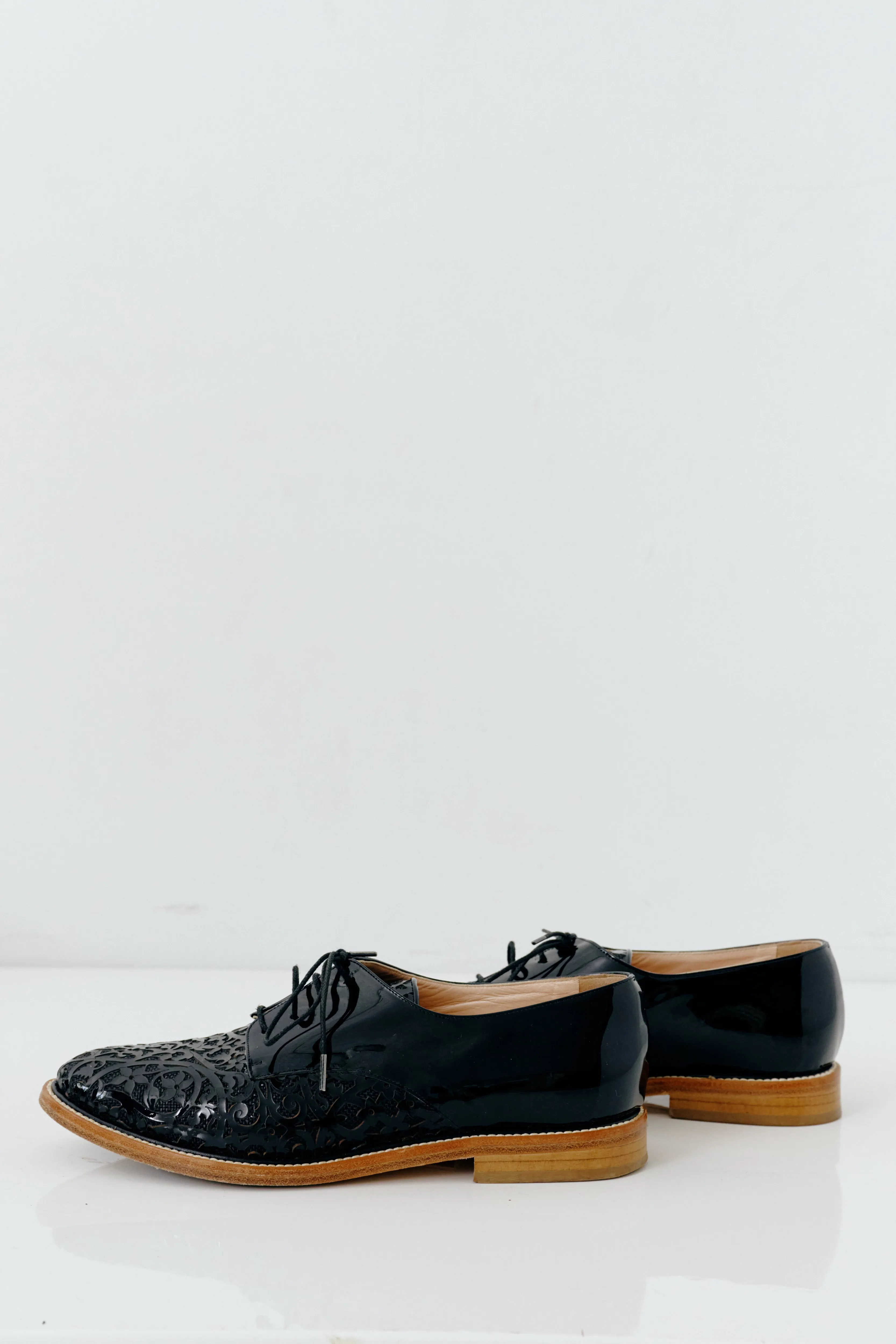 Oscar de la Renta Shoe Size 38.5 Black 7-24 Oxfords
