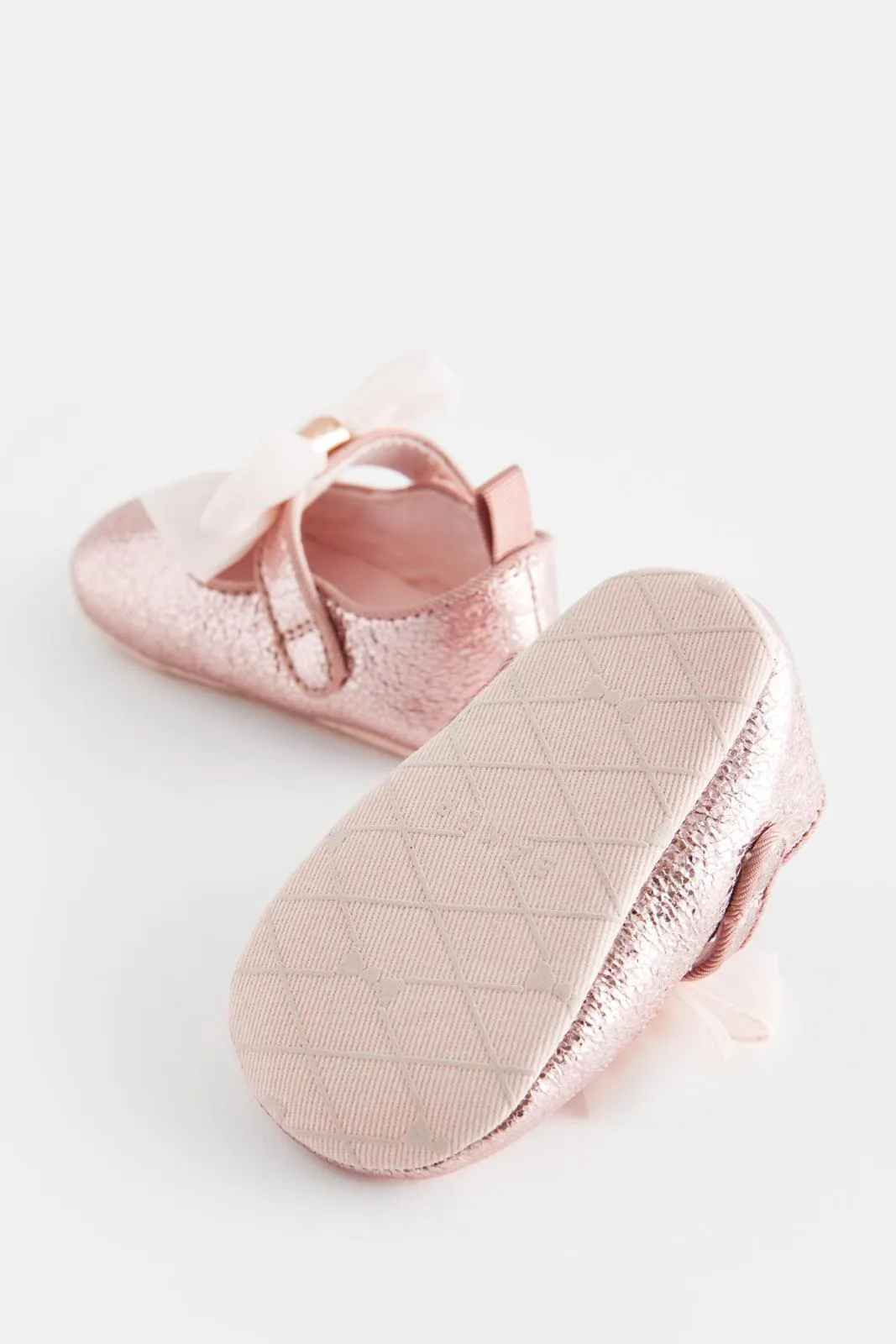 Padders Shoes With Bow Pink