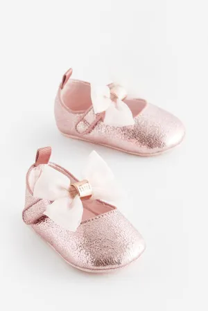 Padders Shoes With Bow Pink