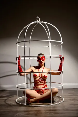 Red Hot Kitten Mask