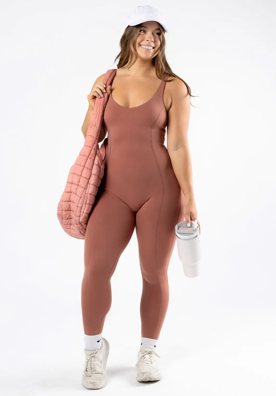 Reluna AirBrushed Sculptseam® Jumpsuit Amber