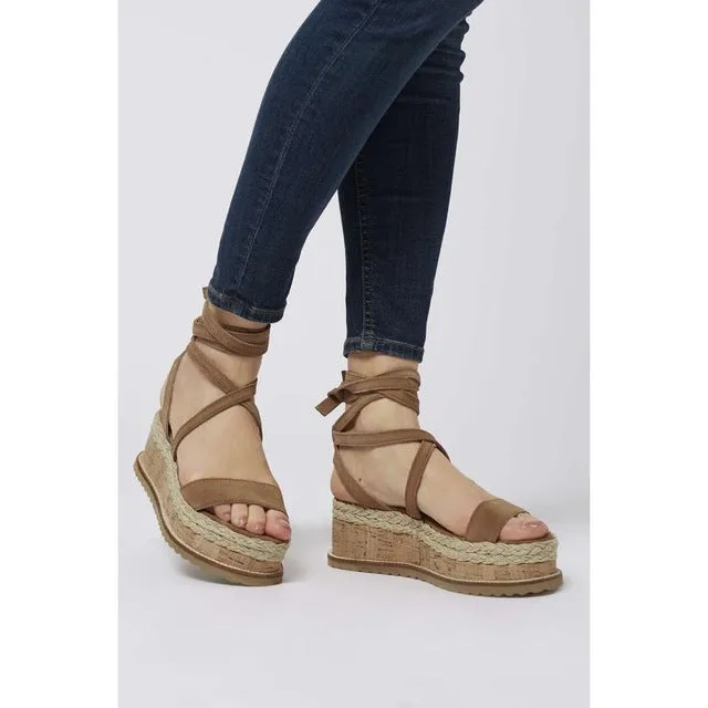 Summer White Wedge Espadrilles Women Sandals