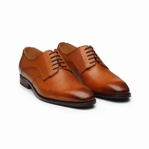 Tan Lizard Pattern derbies