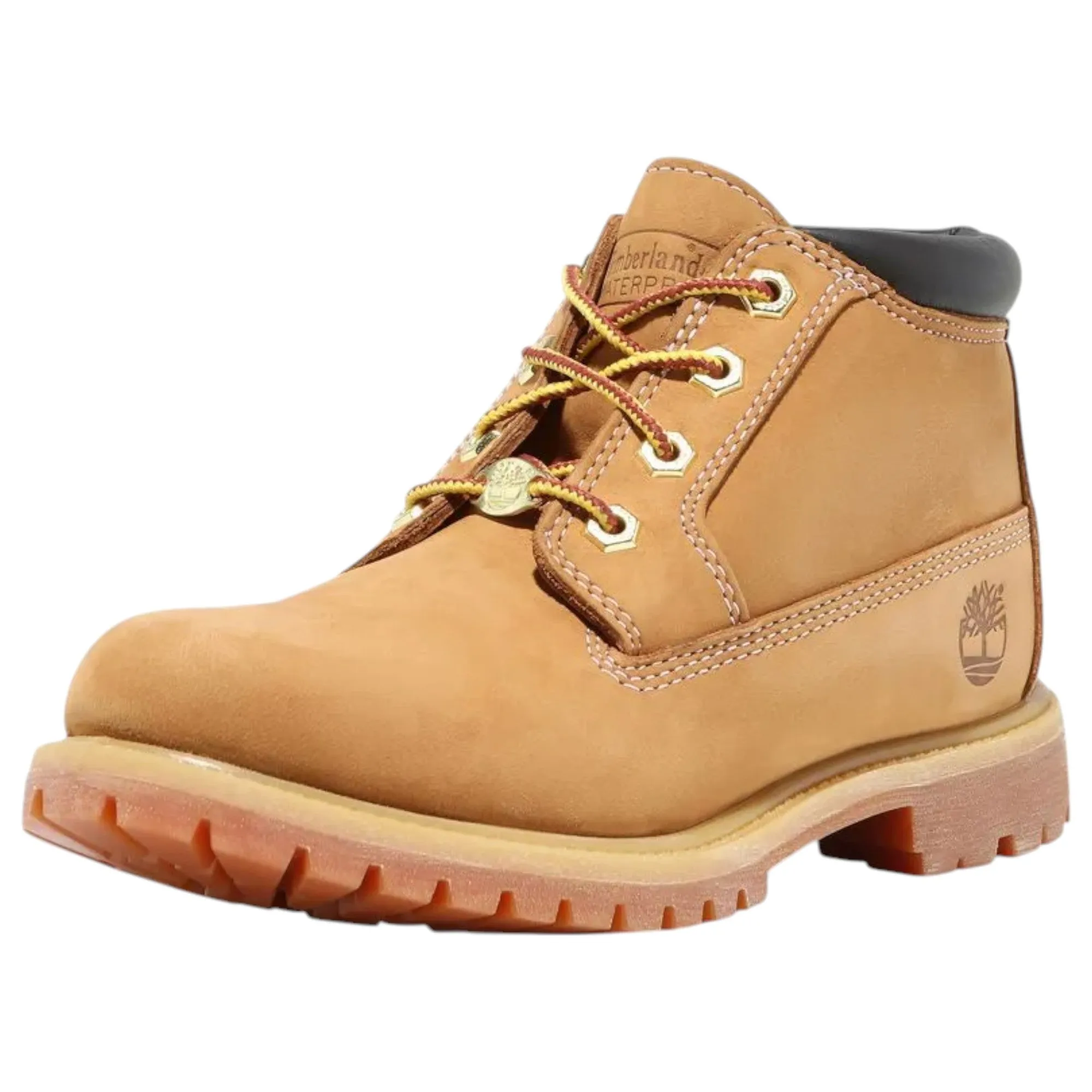 Timberland Womens Nellie Chukka Double Wide Wheat Nubuck Waterproof Boots