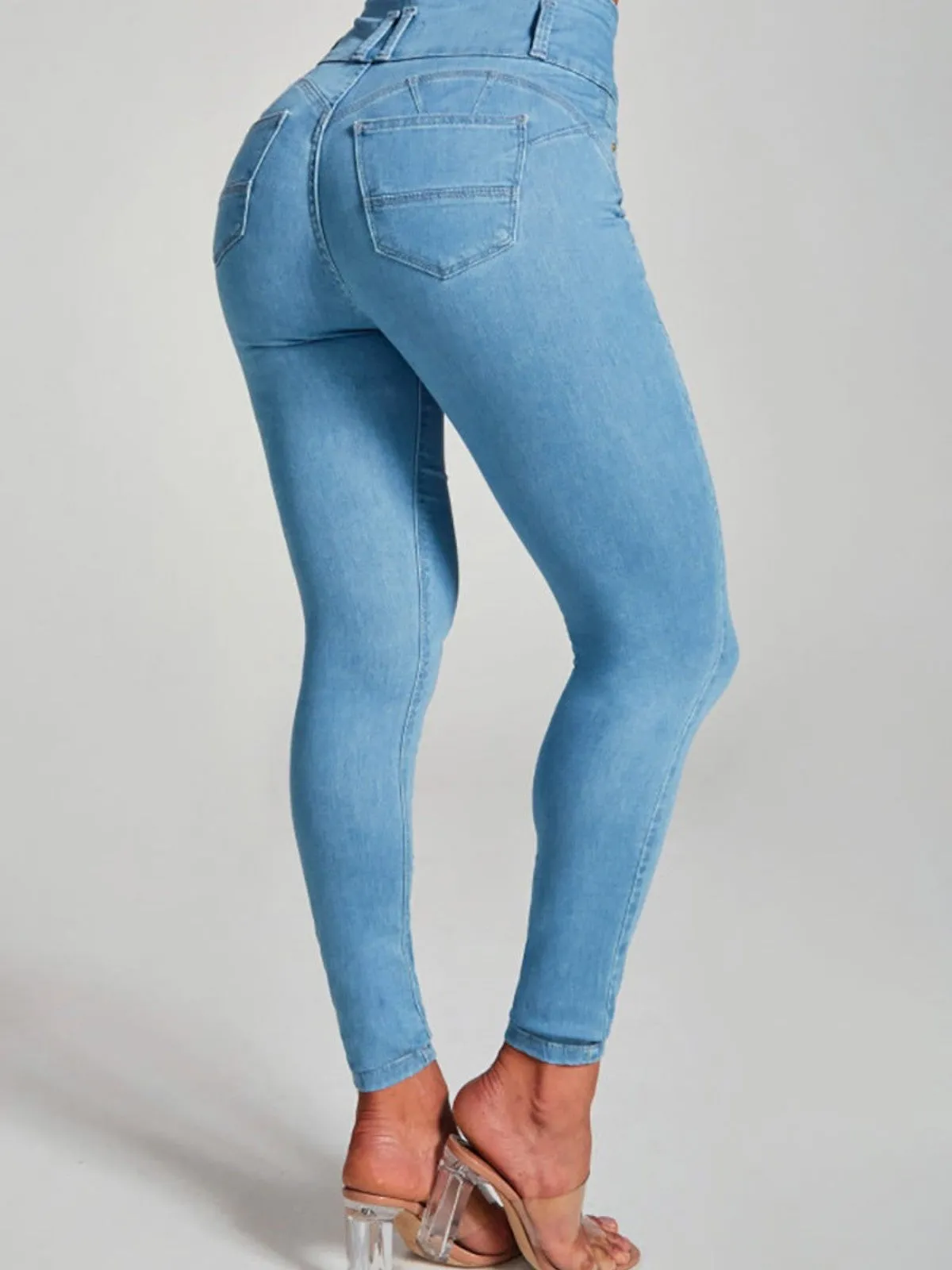 Violet High-Waisted Skinny Jeans
