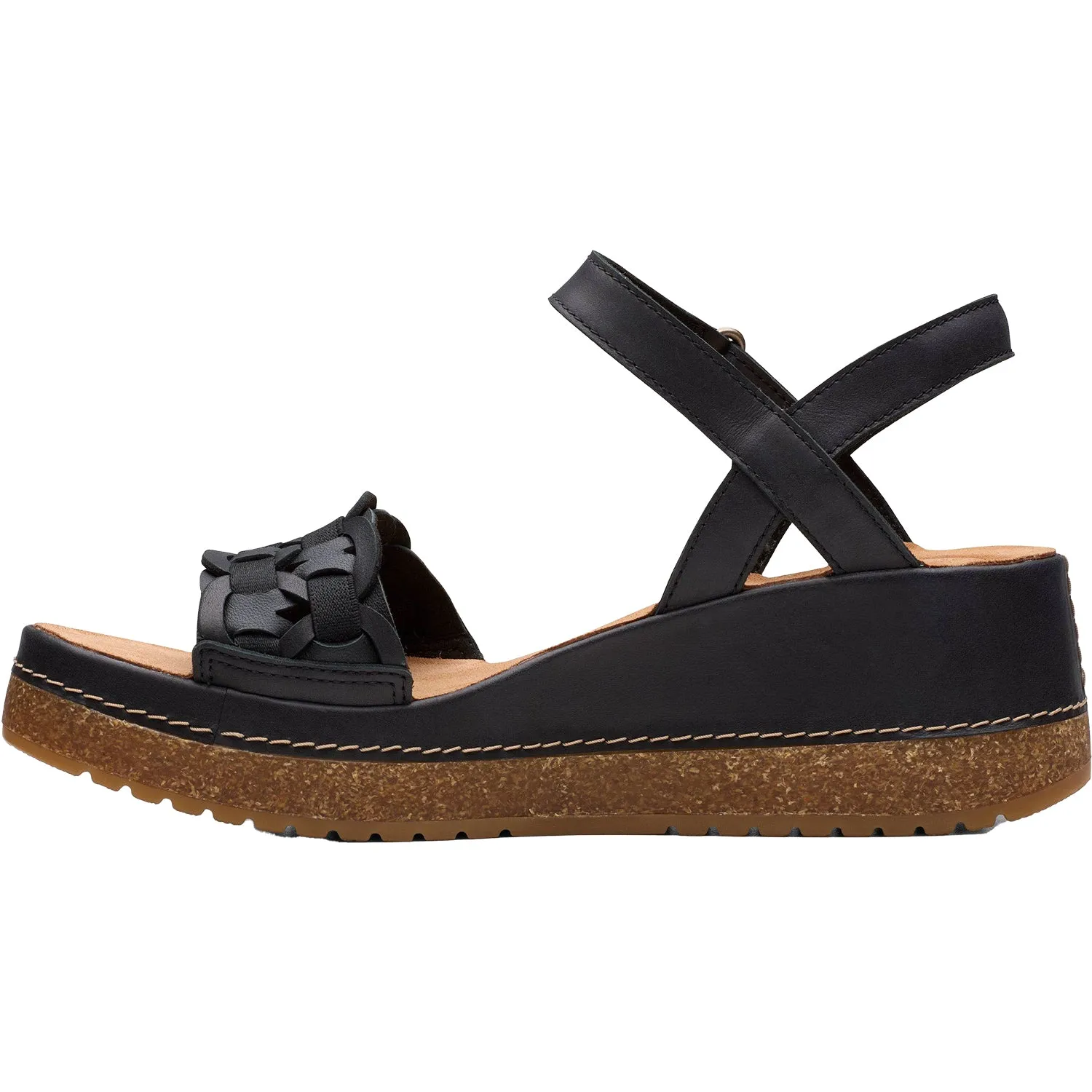 Women's Clarks Kassanda Bar Black Leather
