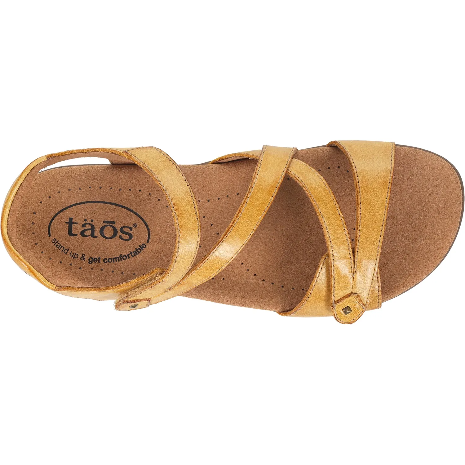 Women's Taos Big Time Yellow Leather